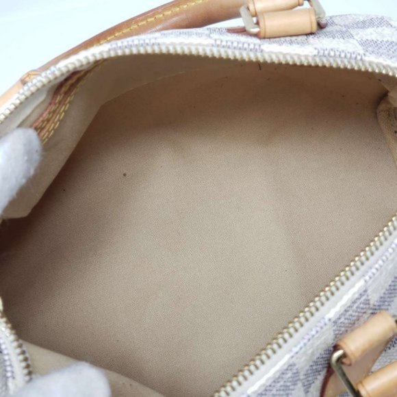 AUTH Louis Vuitton Damier Azur Speedy 25 Hand Bag - Picture 11 of 13